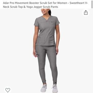 ADAR Pro Booster Jogger Scrub set for women